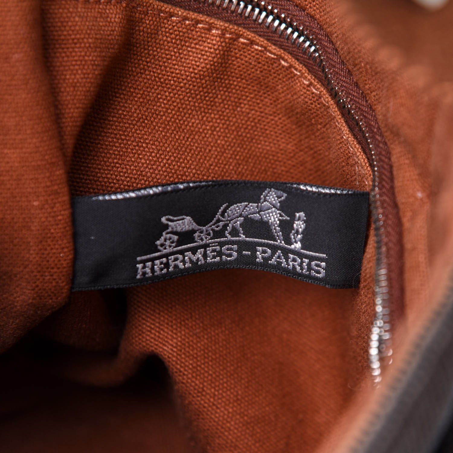 Hermes Toile Saxo PM Tote Brown 6 of 11