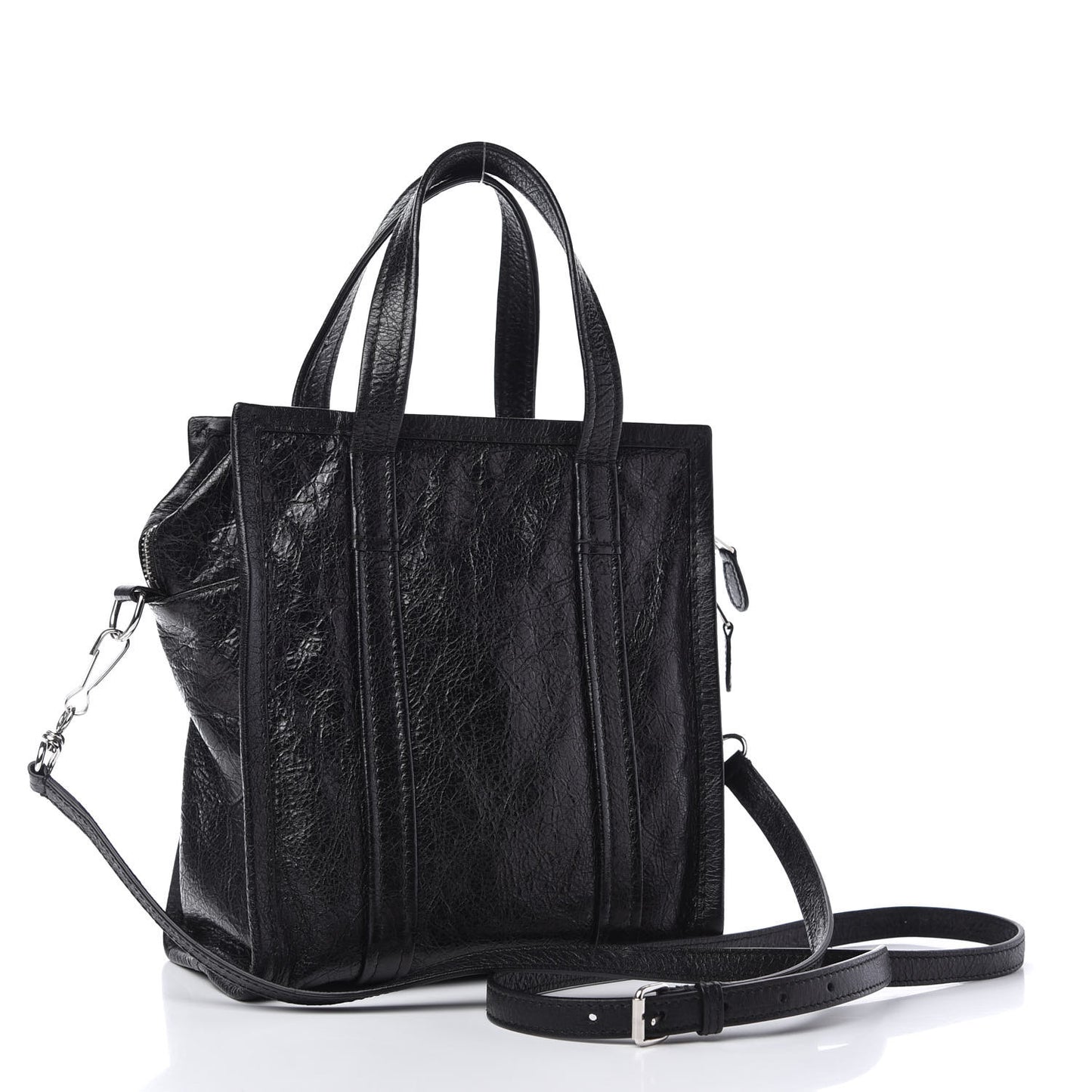 Agneau XS Bazar Shopper Tote Black