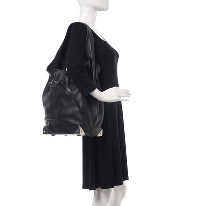 Alexander Wang Calfskin Robyn Drawstring Hobo Black 2 of 15