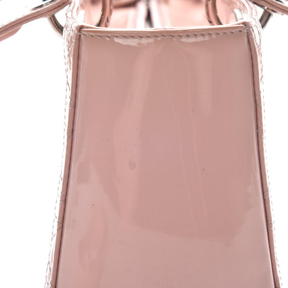 Christian Dior Patent Cannage Medium Lady Dior Rose Clair 11 of 25