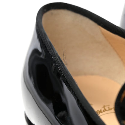 Christian Louboutin Pony Hair Patent Womens Laperouza Loafers 37.5 Black 9 of 10