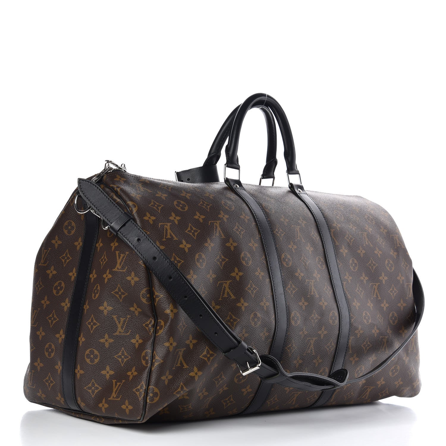 Louis Vuitton Monogram Macassar Keepall Bandouliere 55 3 of 8