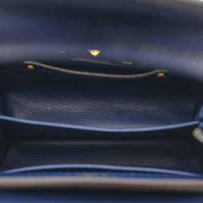 Louis Vuitton Ostrich Capucines Mini Indigo 5 of 9