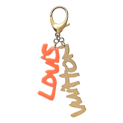 Louis Vuitton Graffiti Bag Charm Orange 1 of 3