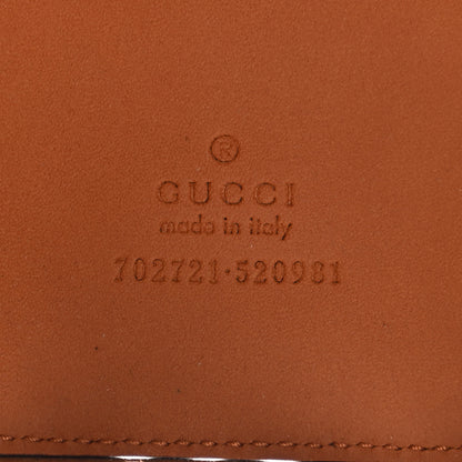 Gucci Calfskin Debossed GG Lase-Cut Small Diana Tote Bag Harness Brown 6 of 9