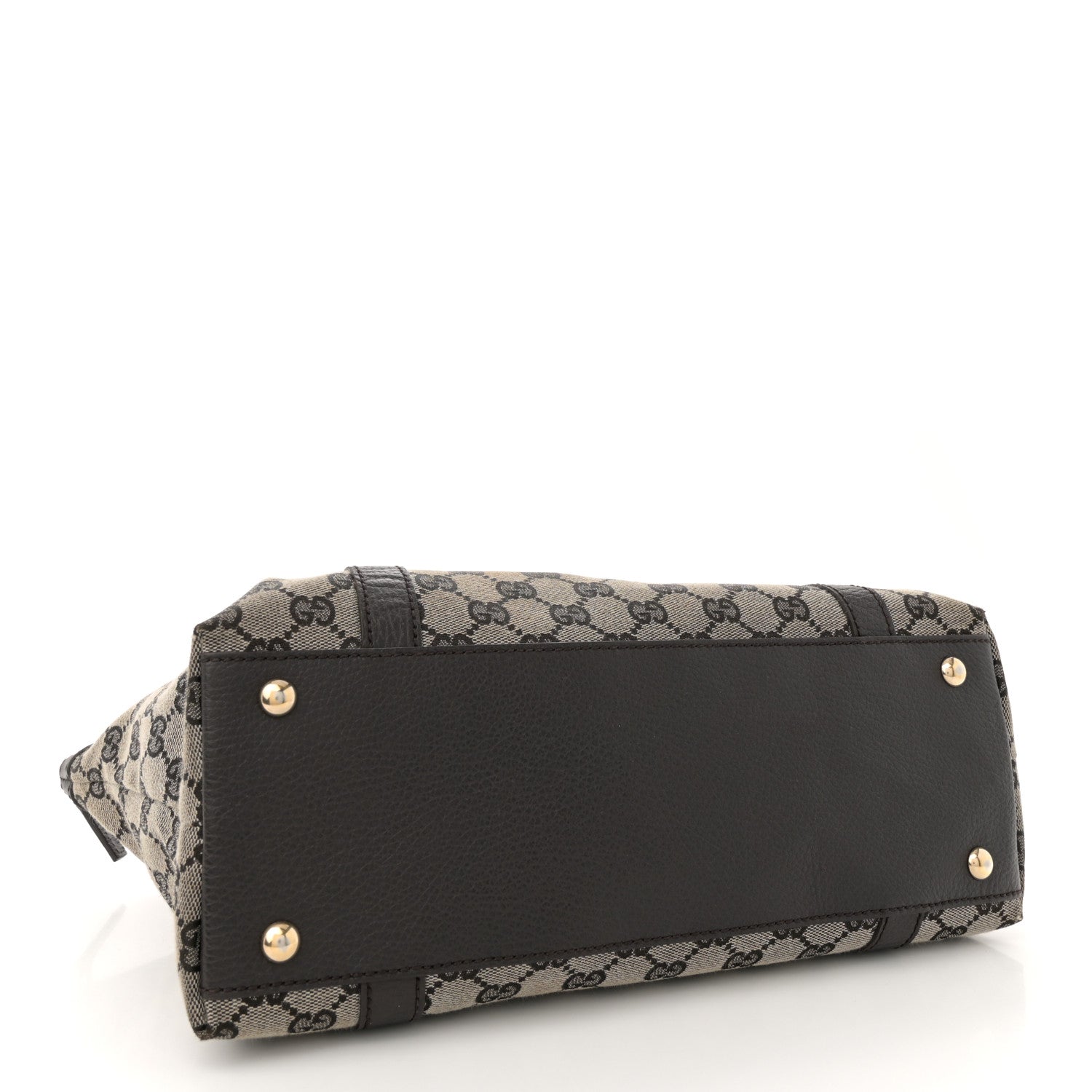 Gucci Monogram Abbey Medium Tote Dark Brown 4 of 10