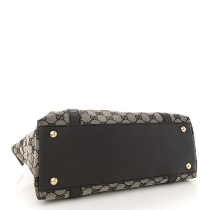 Gucci Monogram Abbey Medium Tote Dark Brown 4 of 10