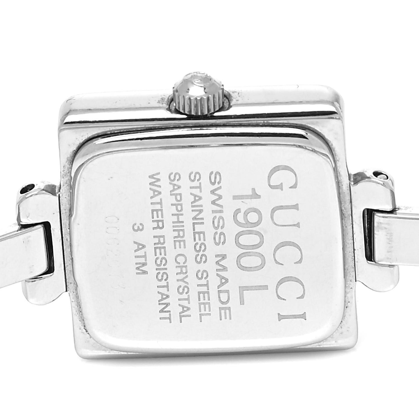 Stainless Steel 19mm 1900L Quartz Watch Black