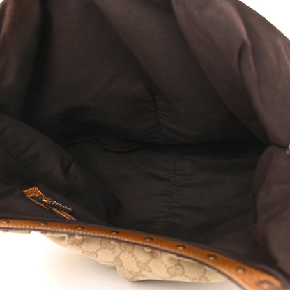 Gucci Monogram Bamboo Handle Bag Brown 4 of 9