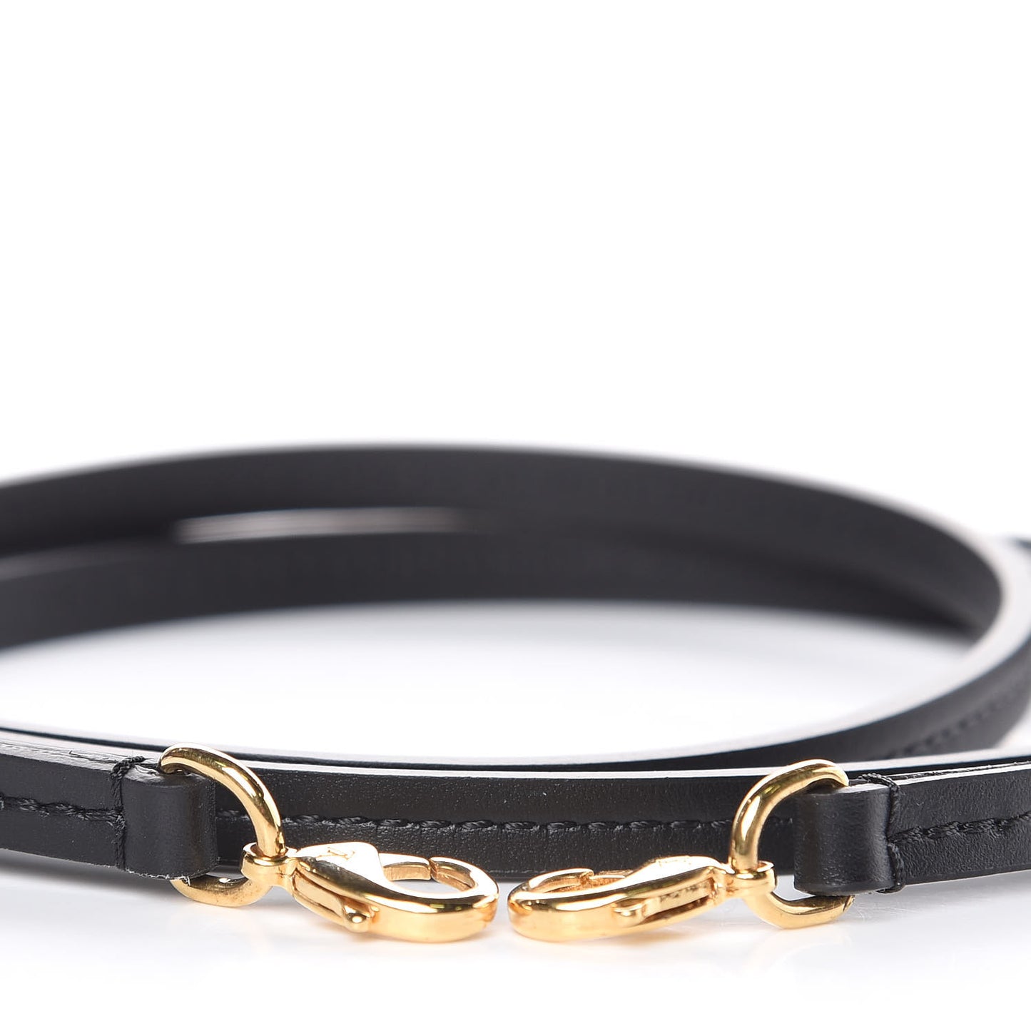Calfskin Eye Trunk Case Strap Black