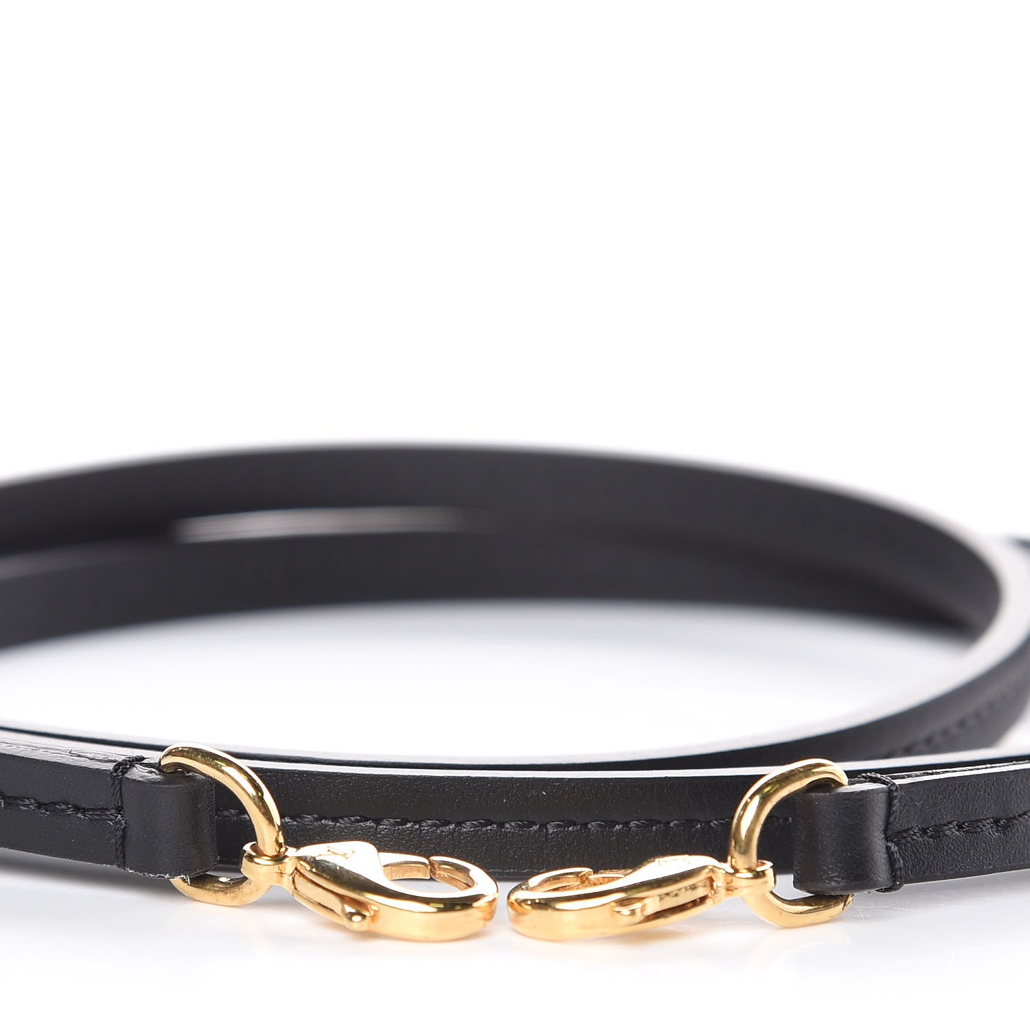 Louis Vuitton Calfskin Eye Trunk Case Strap Black 3 of 3