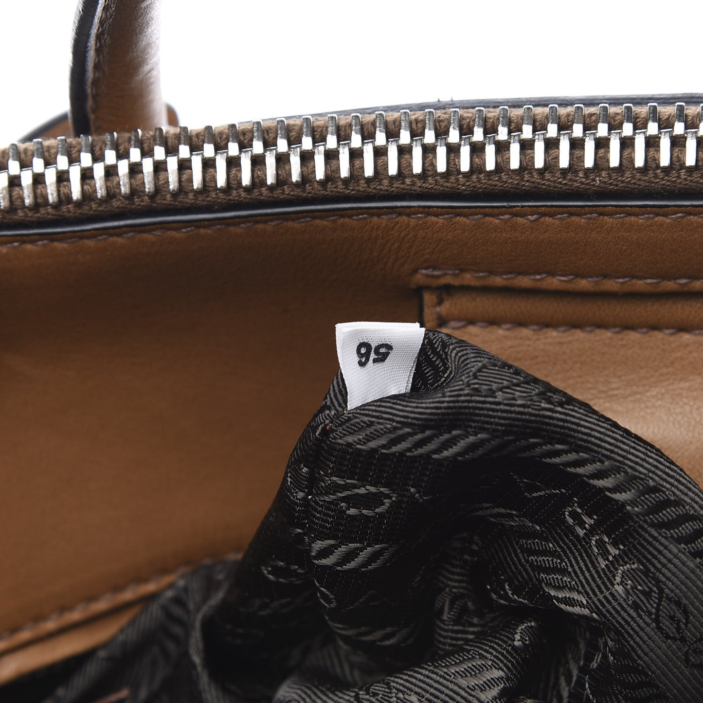 City Calf Twin Pocket Tote Cannella