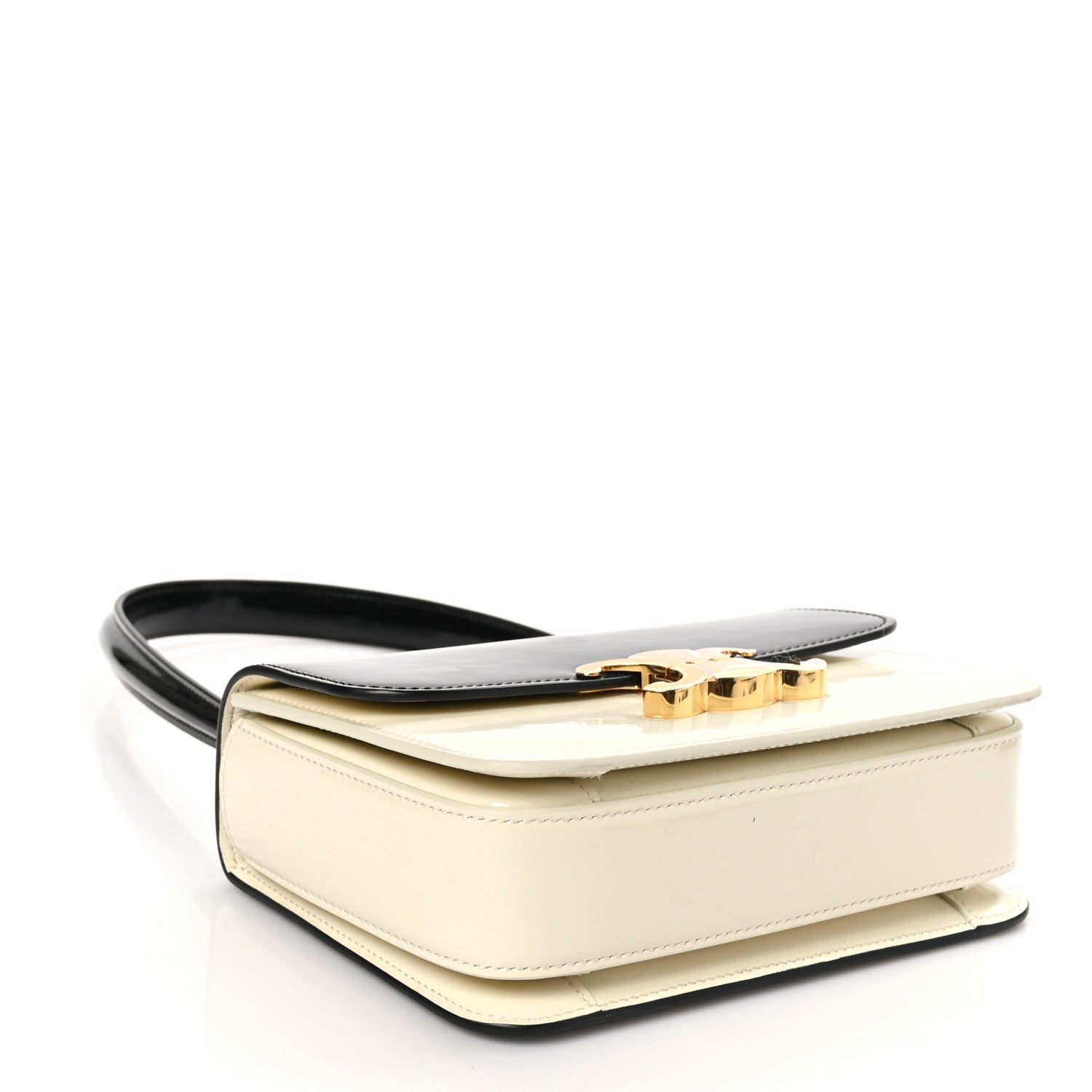 Celine Patent Teen Garance  Black White 4 of 11
