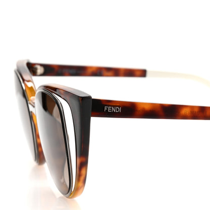 Fendi Cat Eye Paradeyes Sunglasses FF 0136/S FF Havana 5 of 7