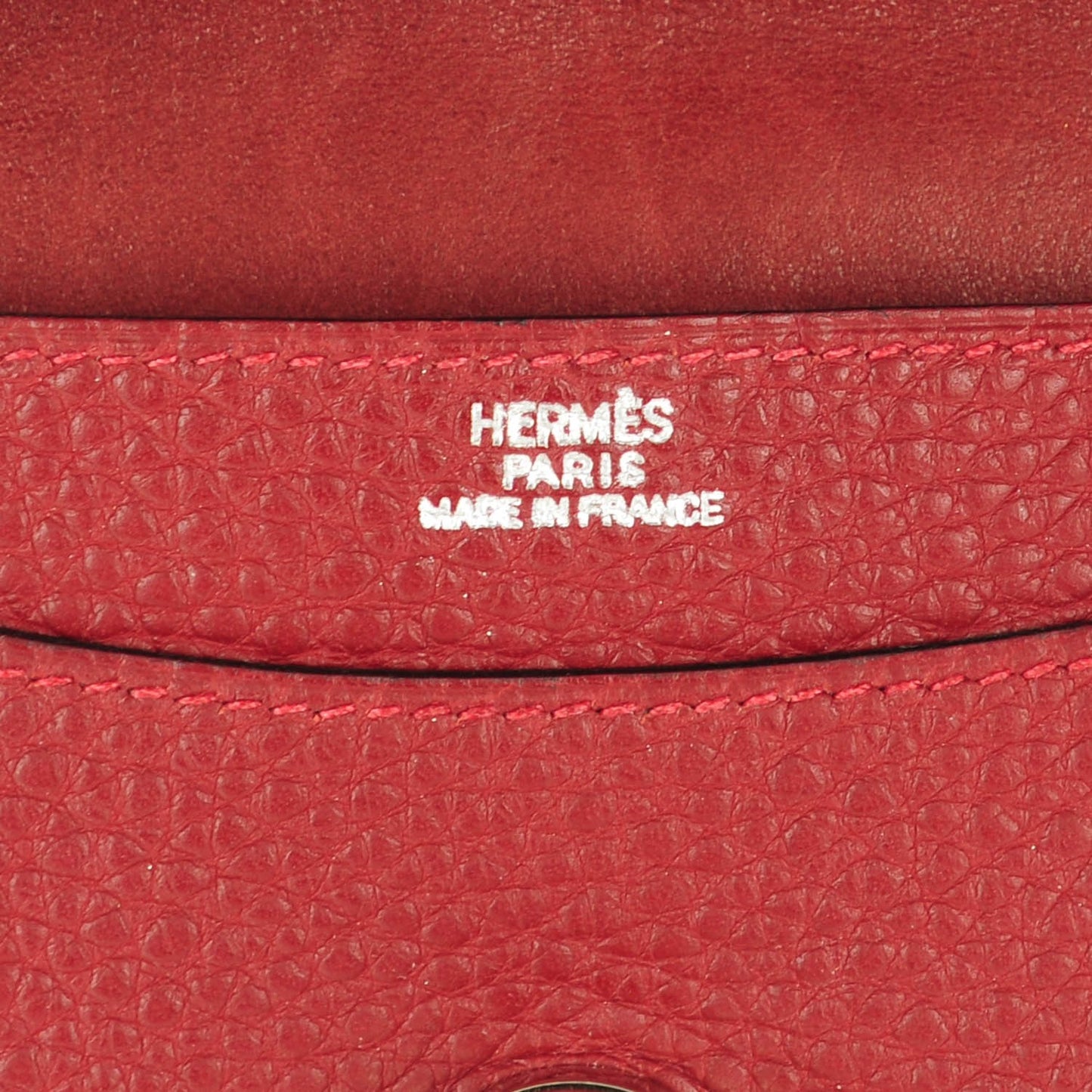 Togo Dogon Card Case Rouge H
