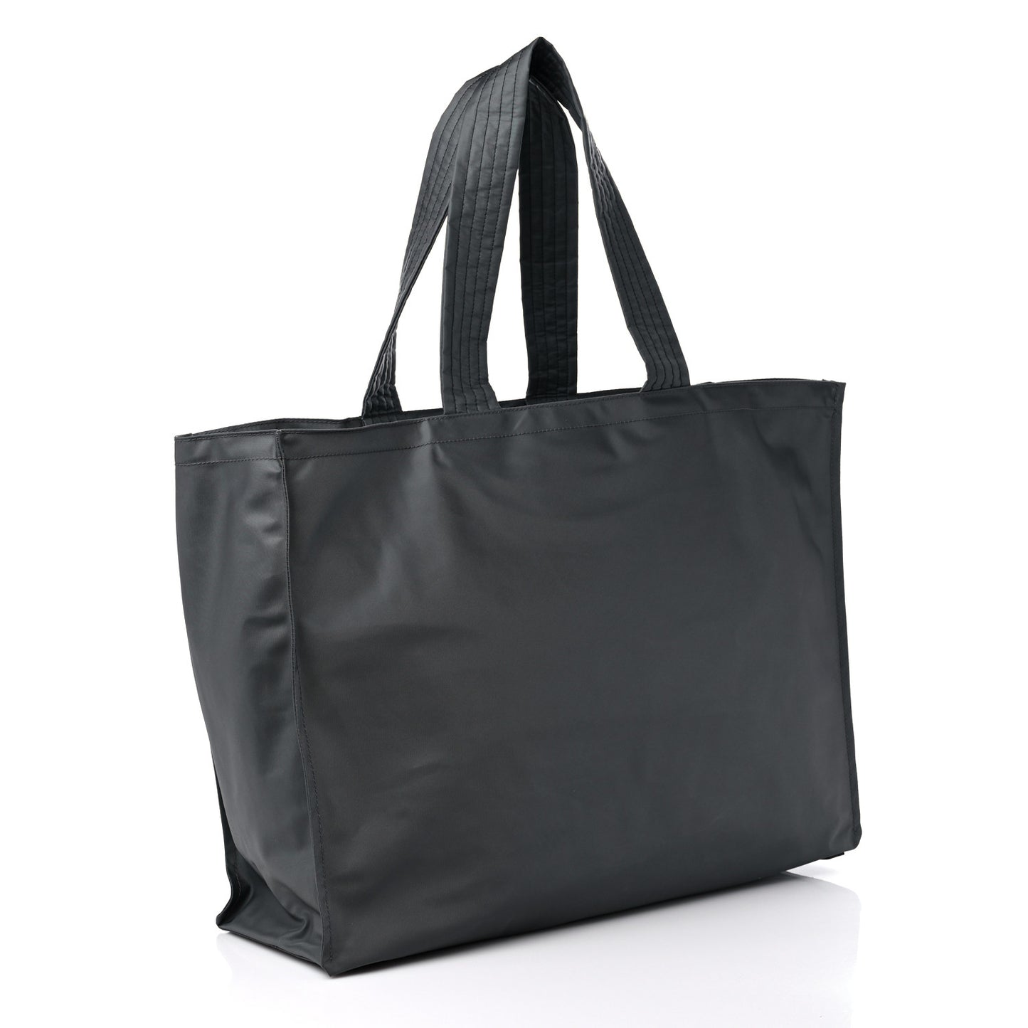 Nylon Logo Tote Bag Grey