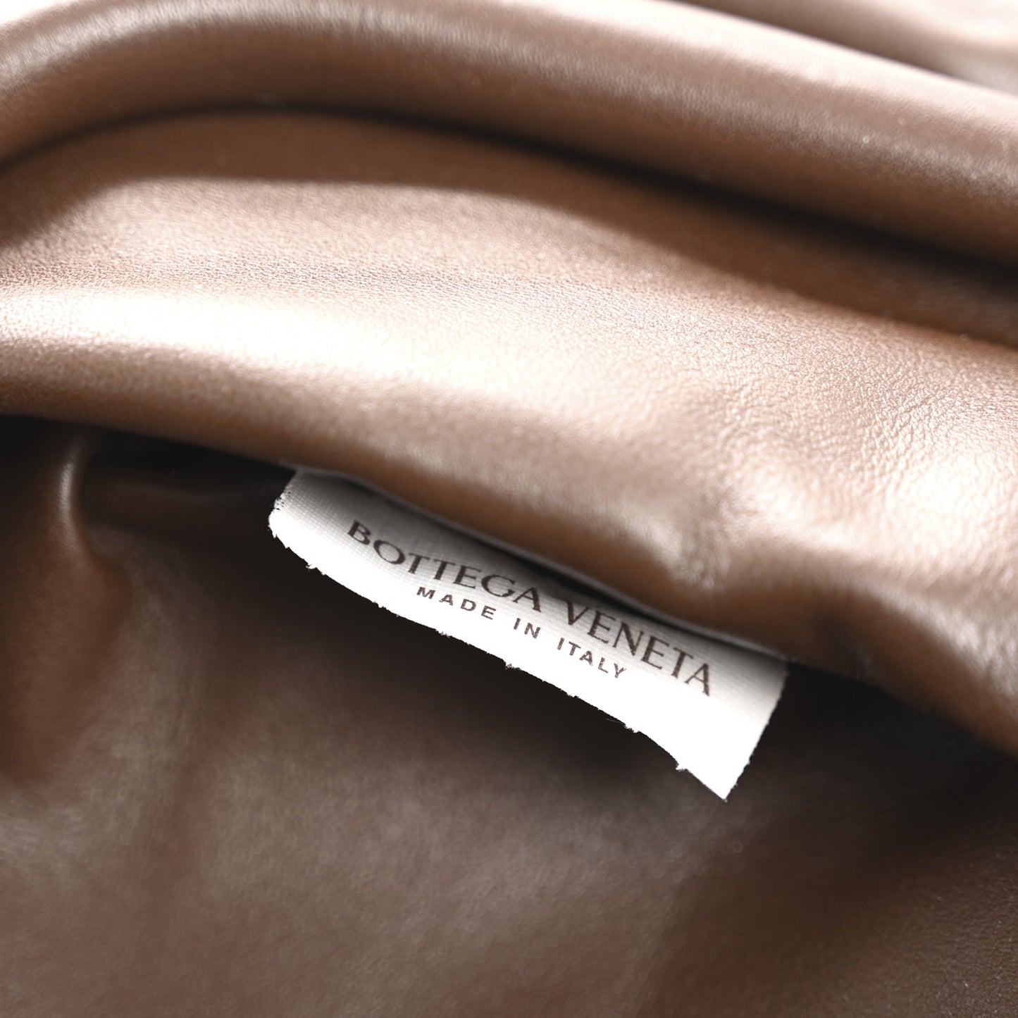 Smooth Butter Calf The Pouch Oversized Clutch Brownie
