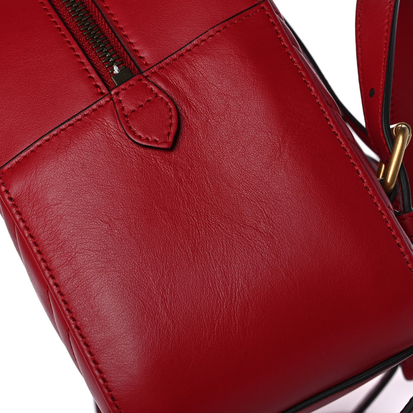 Calfskin Matelasse GG Marmont Dome Backpack Hibiscus Red