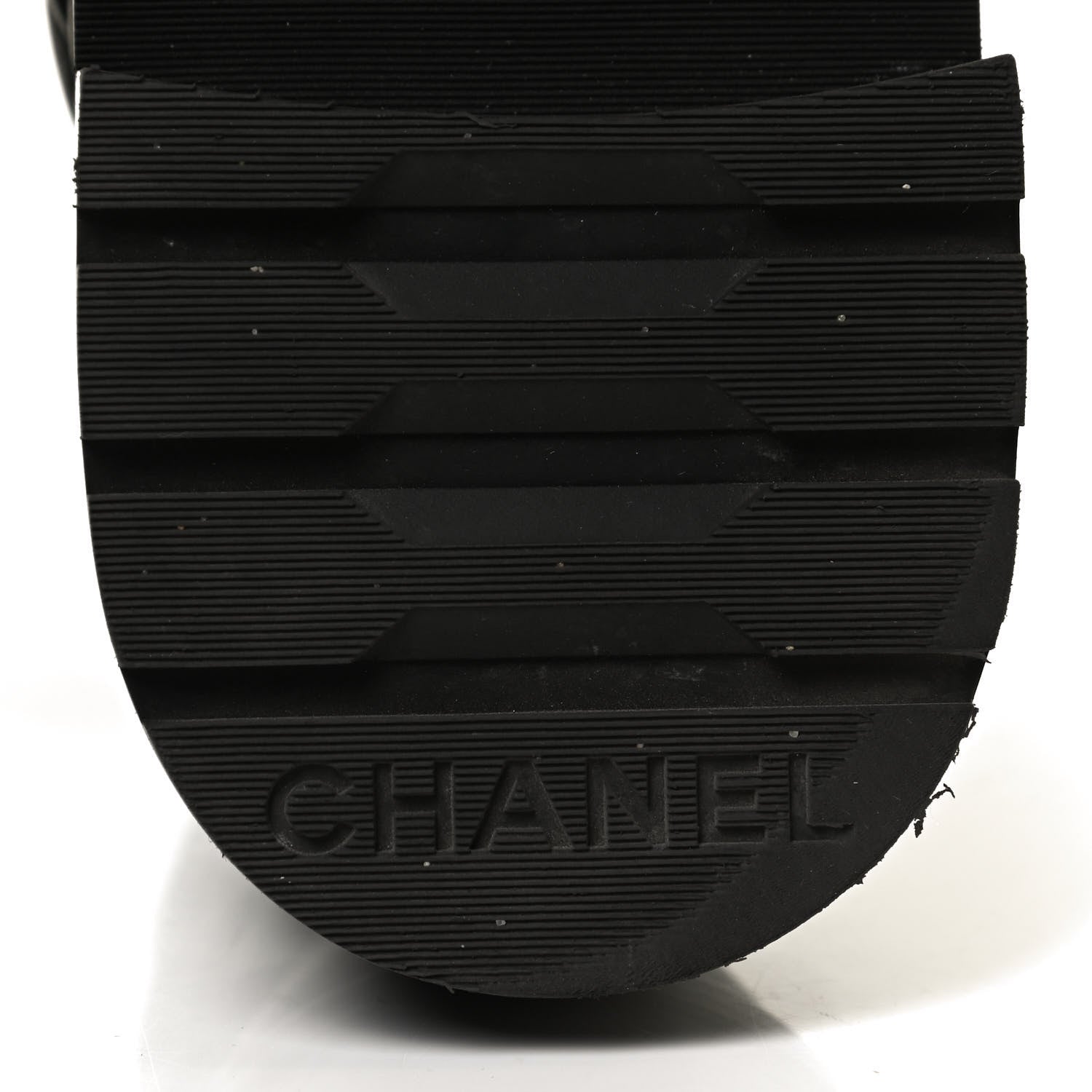 Chanel Shiny Lambskin Quilted Lace Up Combat Boots 38.5 Black 8 of 14