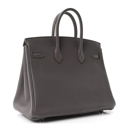 Hermes Togo Birkin 25 Etain 3 of 10