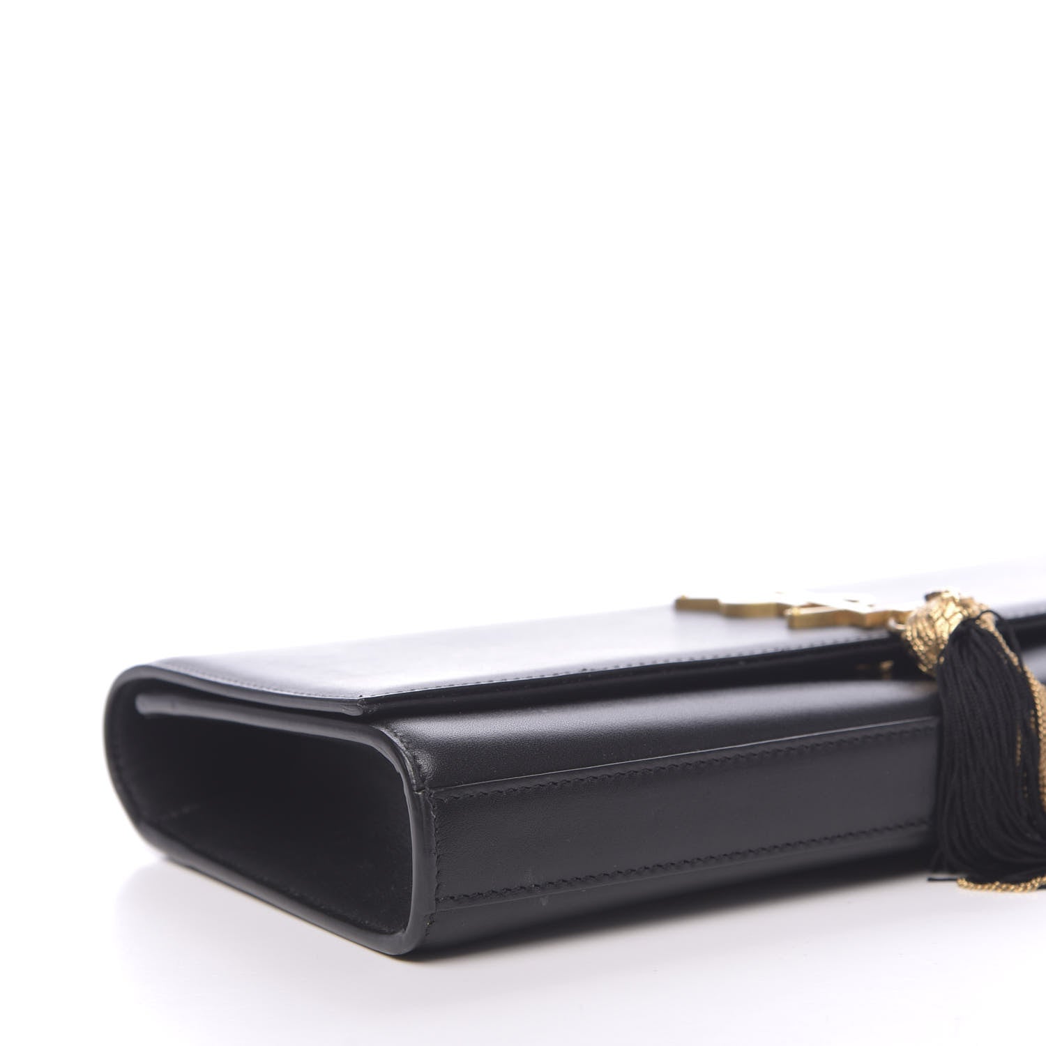 Saint Laurent Calfskin Monogram Kate Tassel Clutch Black 7 of 12