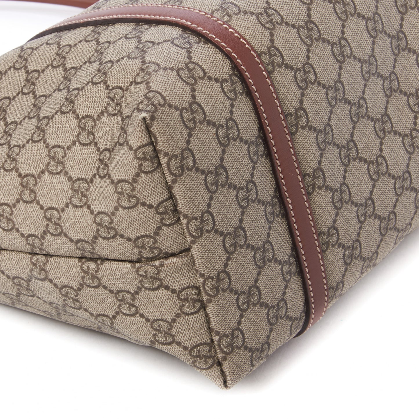 GG Plus Monogram Medium Joy Tote Brown