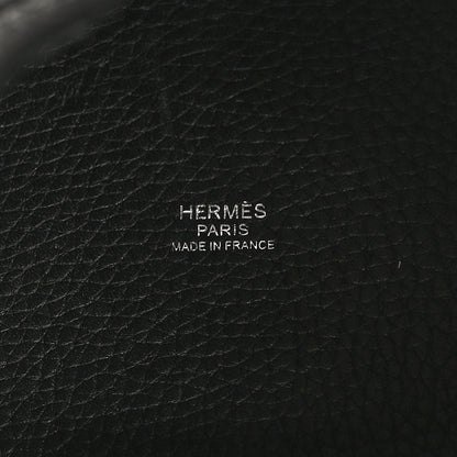 Hermes Taurillon Clemence Picotin Lock 22 MM Black 7 of 10