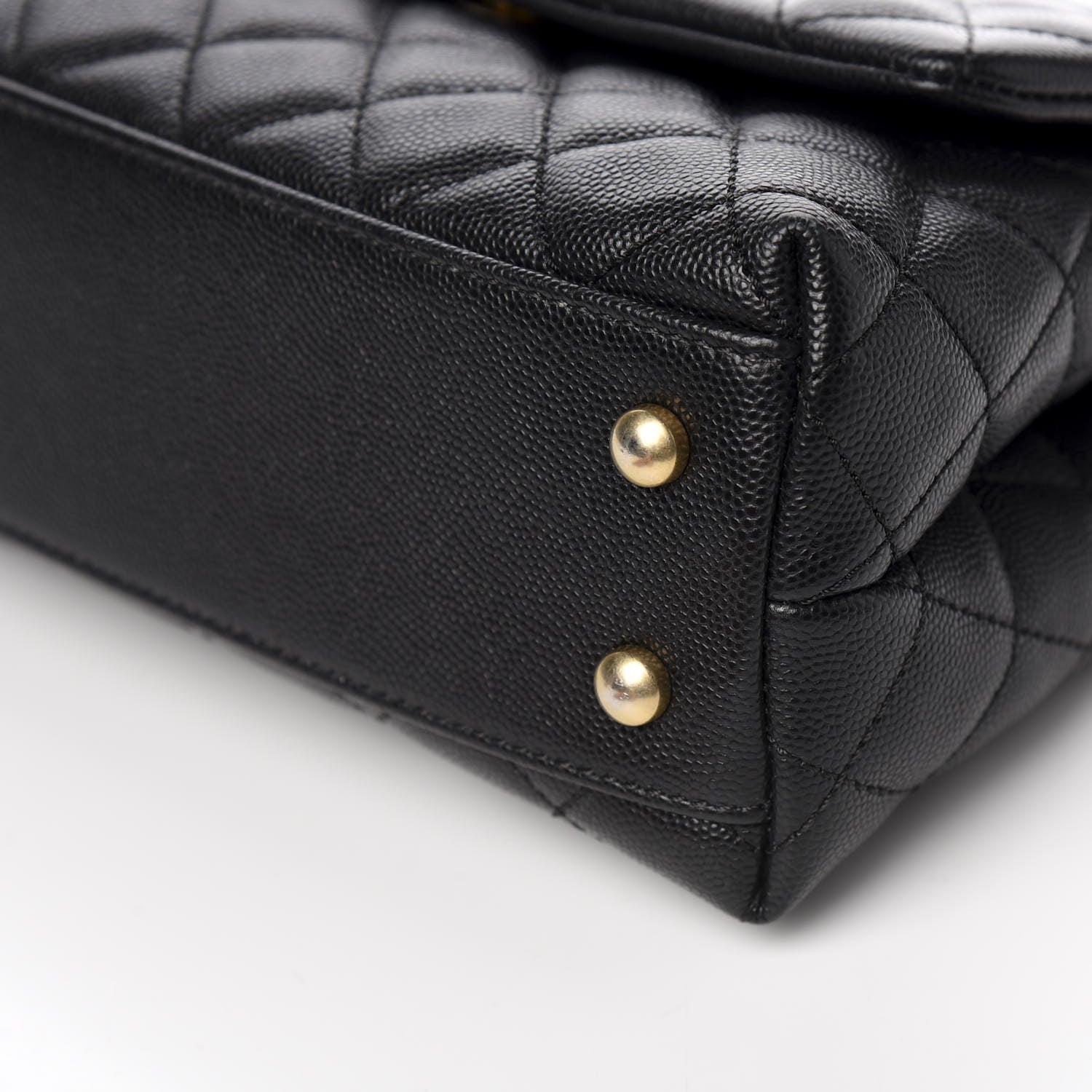 Chanel Caviar Quilted Mini Coco Handle Flap Black 8 of 10