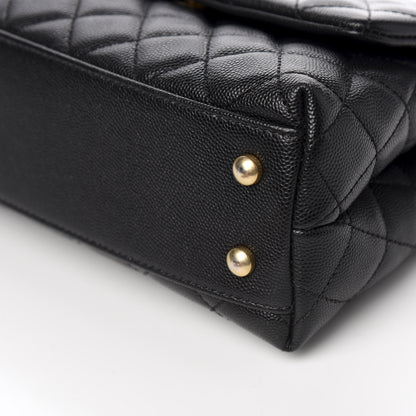 Chanel Caviar Quilted Mini Coco Handle Flap Black 8 of 10