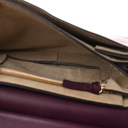 Chloe Calfskin Suede Medium Faye Shoulder Bag Intense Violine 10 of 15