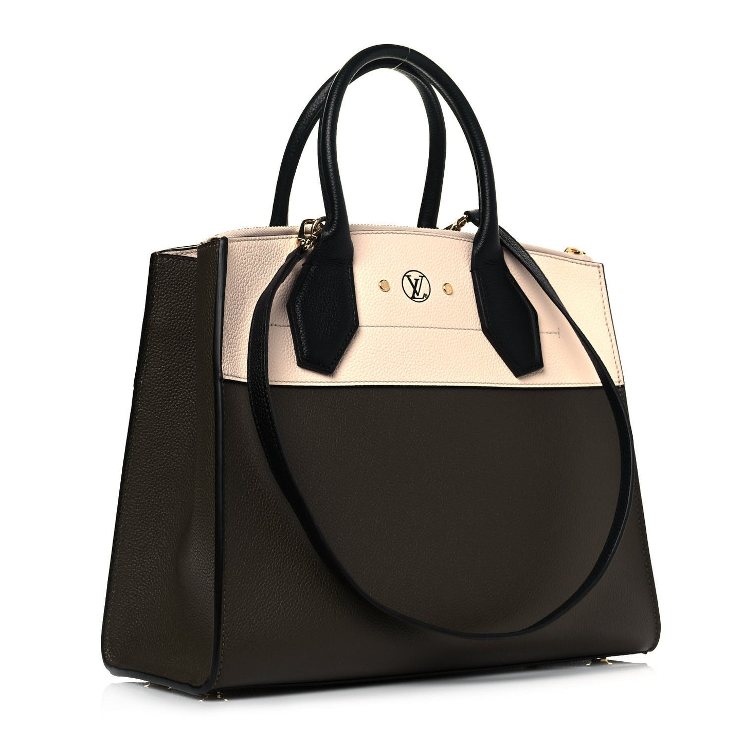 Taurillon City Steamer MM Kaki Creme Black
