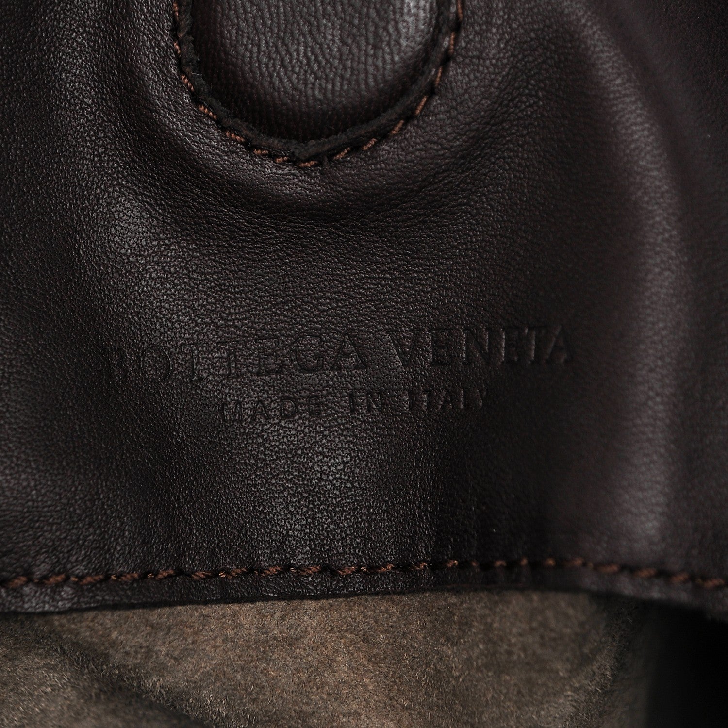 Bottega Veneta Nappa Intrecciato Large Campana Ebano 6 of 7