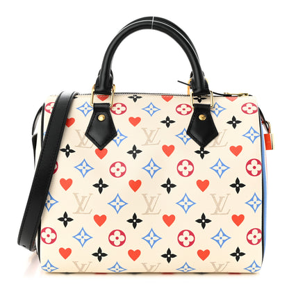 Louis Vuitton Game On Speedy Bandouliere 25 White 1 of 11