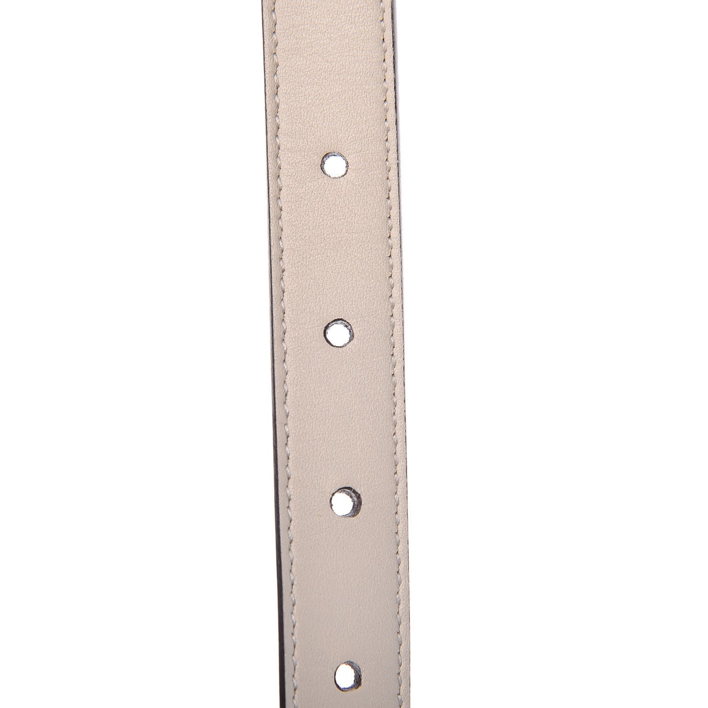 Calfskin Double G 20mm Belt 85 34 Mystic White