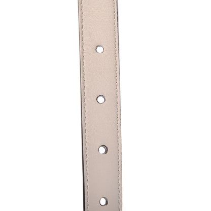 Gucci Calfskin Double G 20mm Belt 85 34 Mystic White 5 of 6