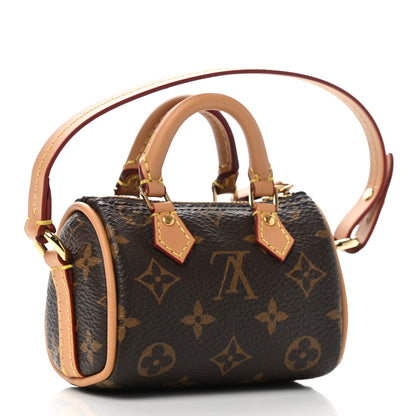 Louis Vuitton Monogram Micro Speedy Bag Charm 3 of 7