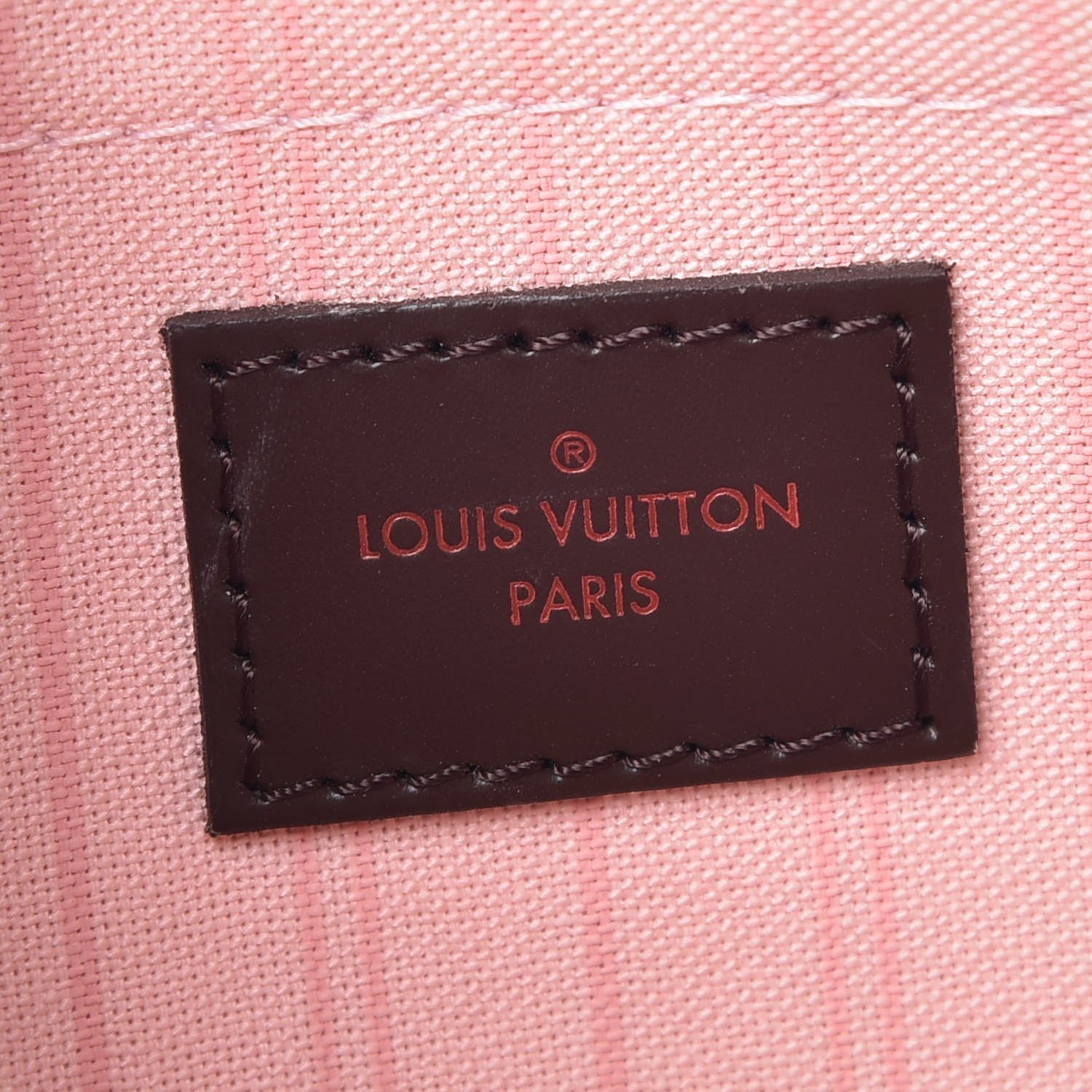 Louis Vuitton Damier Ebene Neverfull MM GM Pochette Rose Ballerine 6 of 8