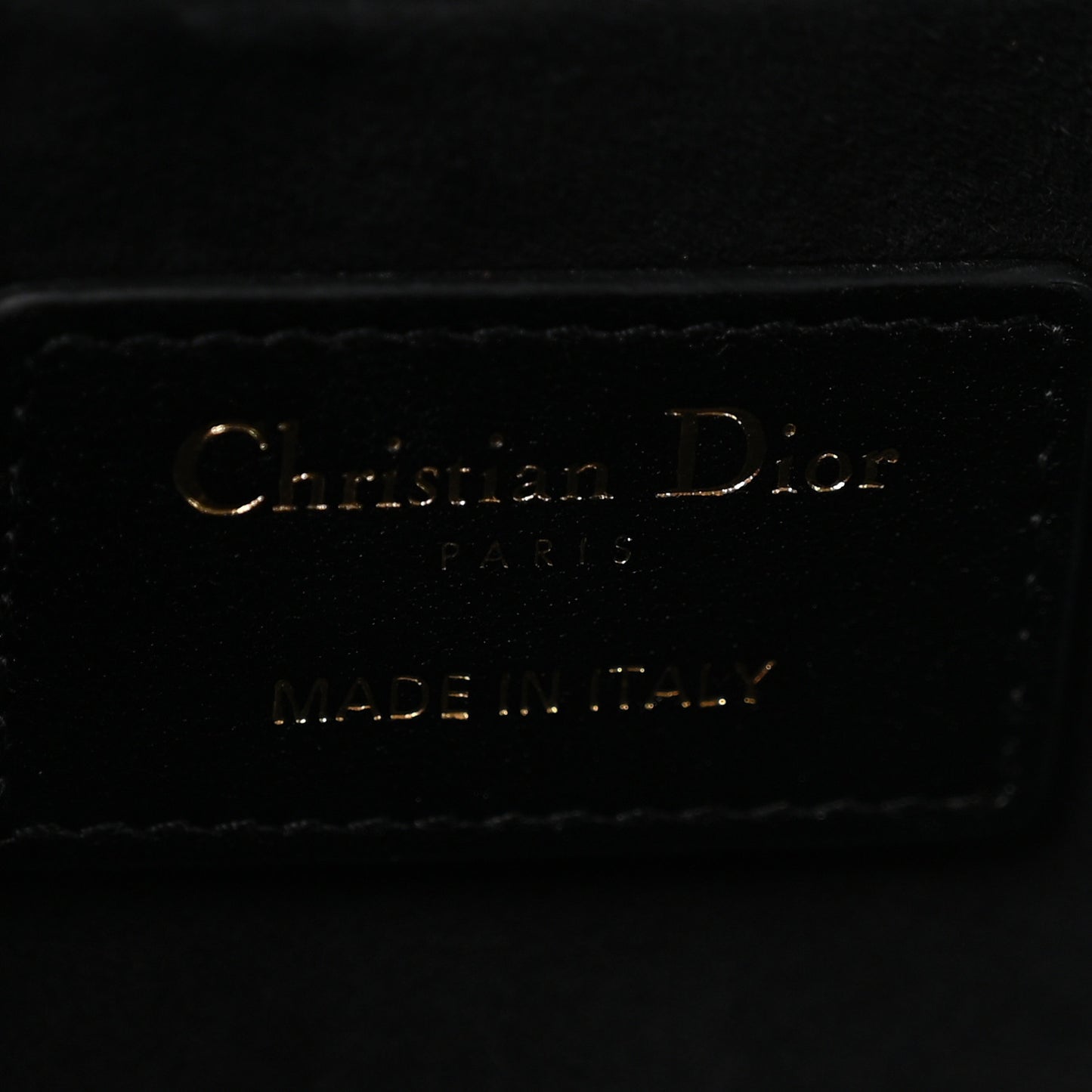 Lambskin Cannage Small Diortravel Vanity Case Black