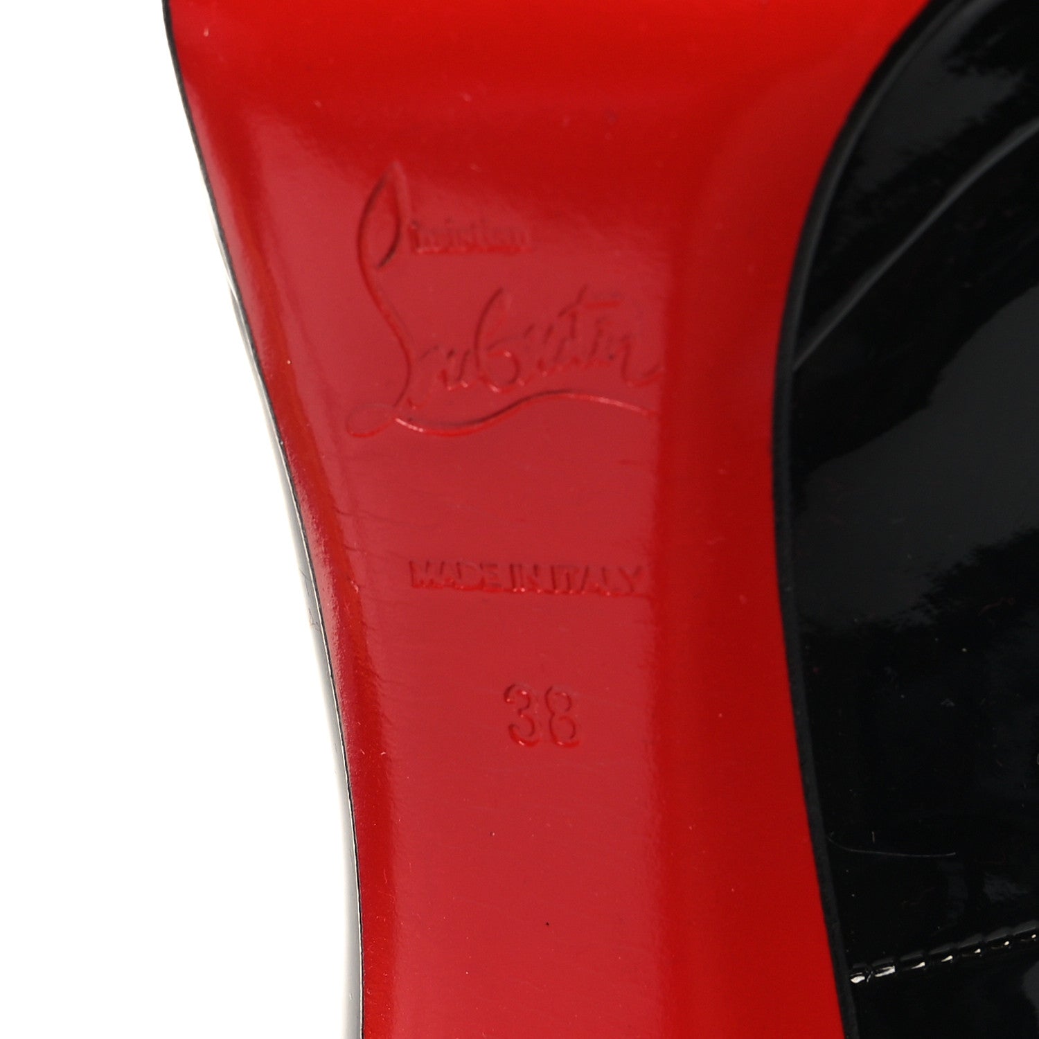Christian Louboutin Patent Pigalle Plato 120 Pumps 38 Black 6 of 7
