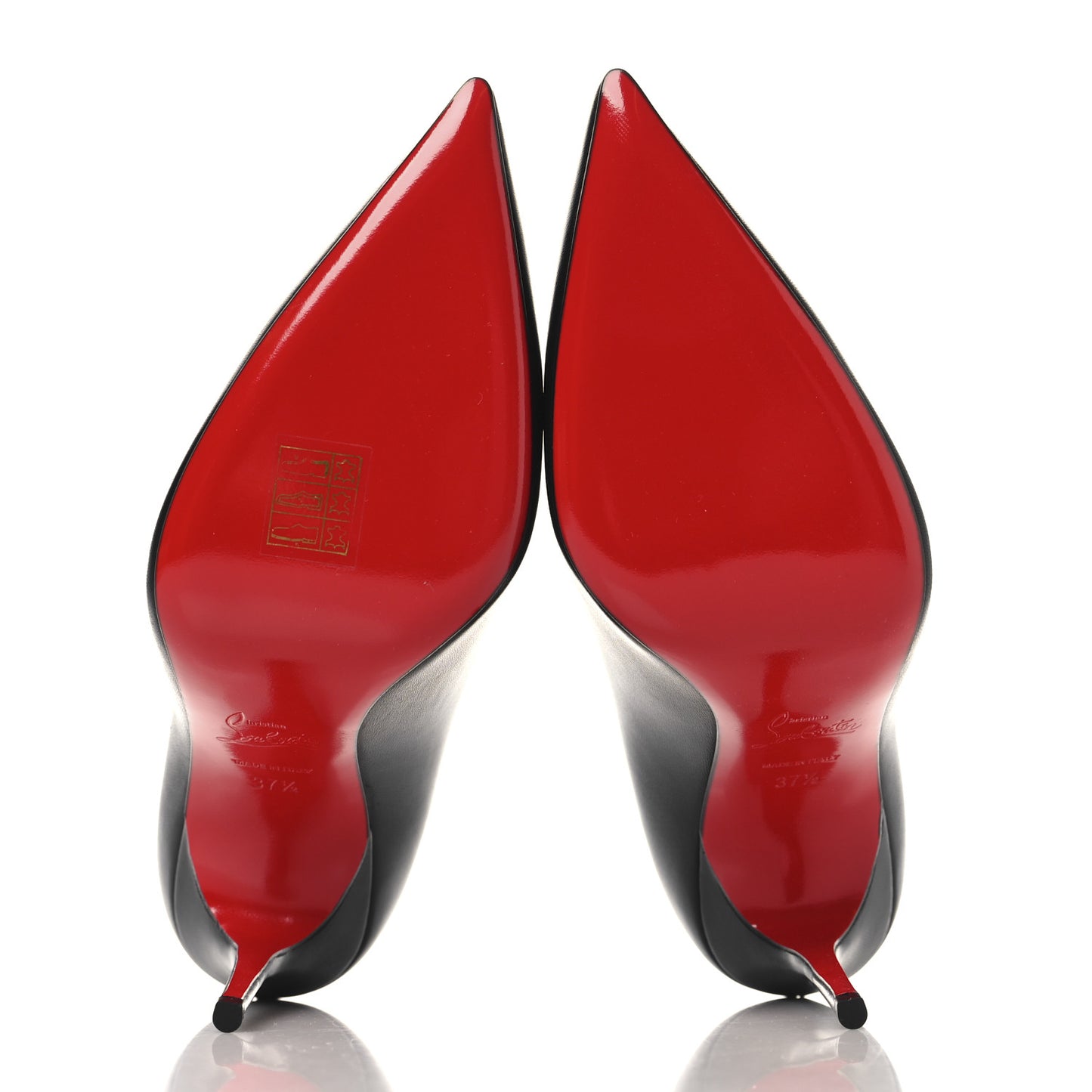 Shiny Nappa Decollete 554 100 Pumps 37.5 Black