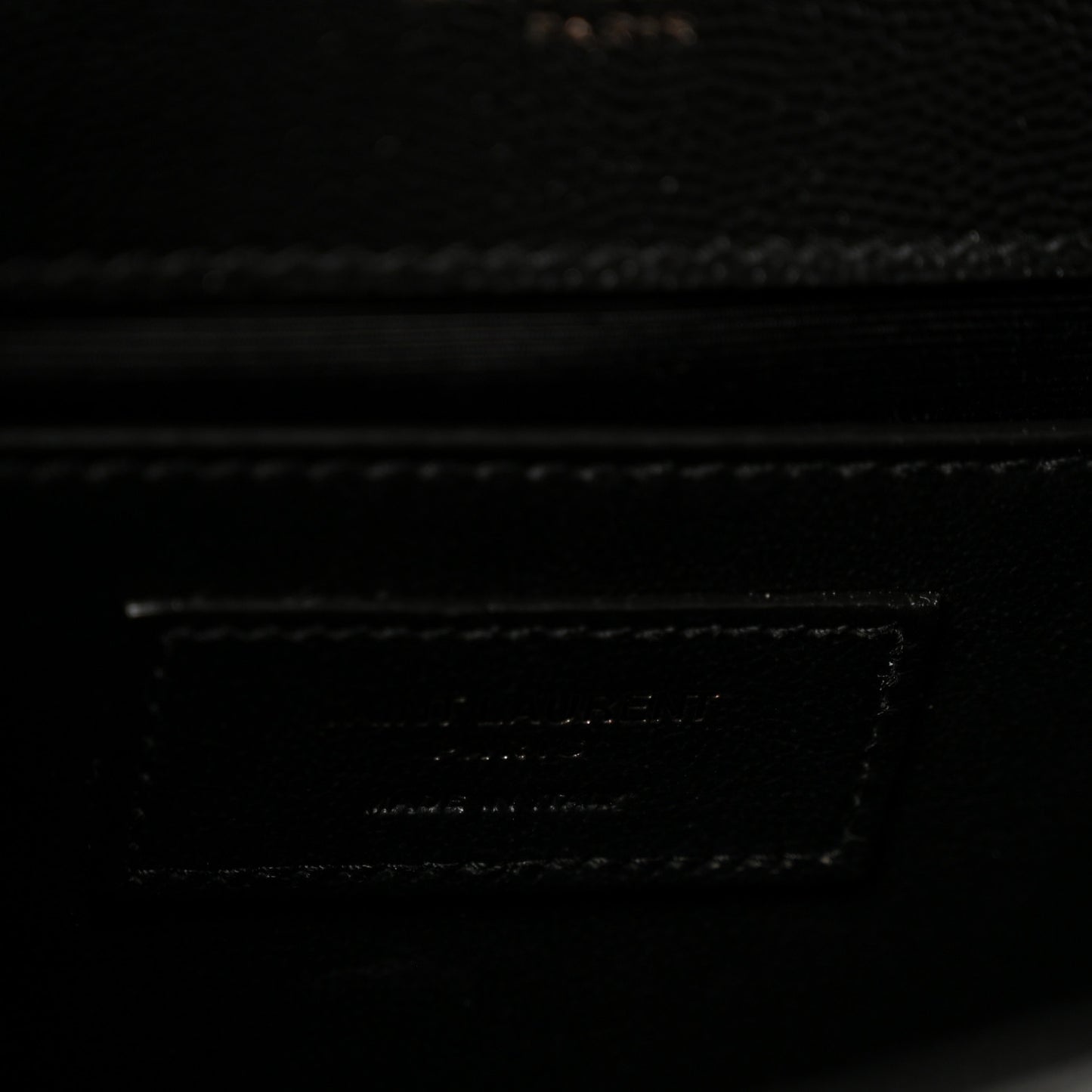 Grain De Poudre Small Monogram Monochrome Kate Satchel Black