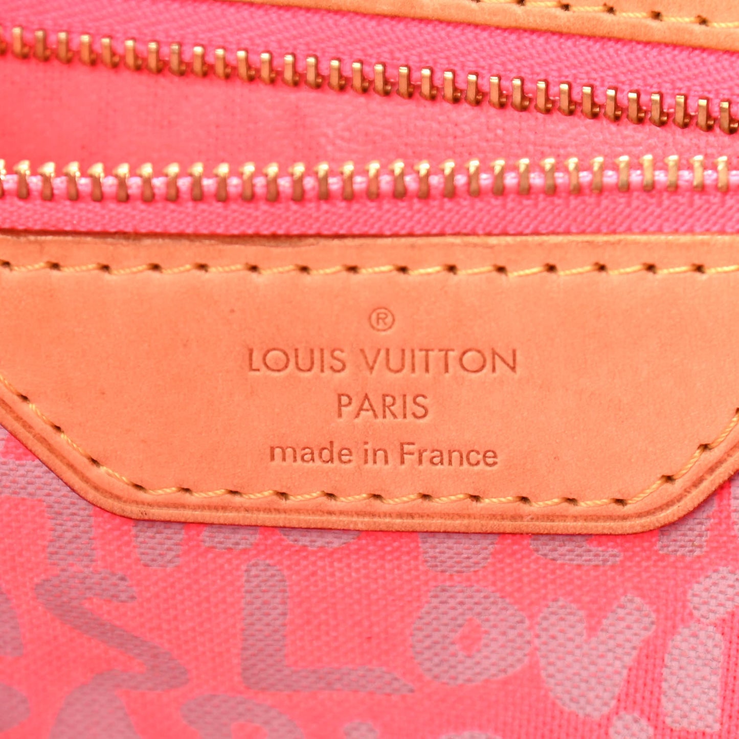 Monogram Graffiti Neverfull GM Fuchsia