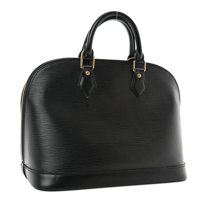 Louis Vuitton Epi Alma PM Black 3 of 16