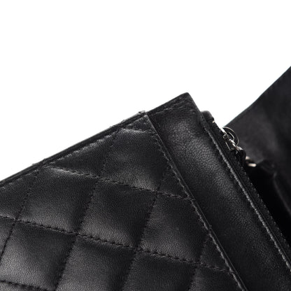 Chanel Lambskin Quilted Boy Wallet On Chain WOC Black 8 of 14