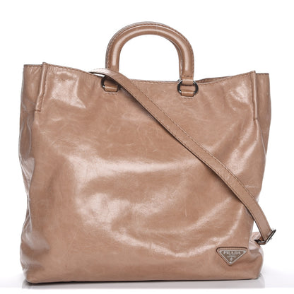 Prada Vitello Shine Tote Cammeo 1 of 11