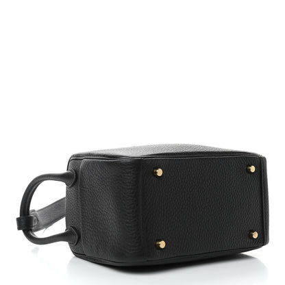 Hermes Taurillon Clemence Mini Lindy 20 Black 3 of 4