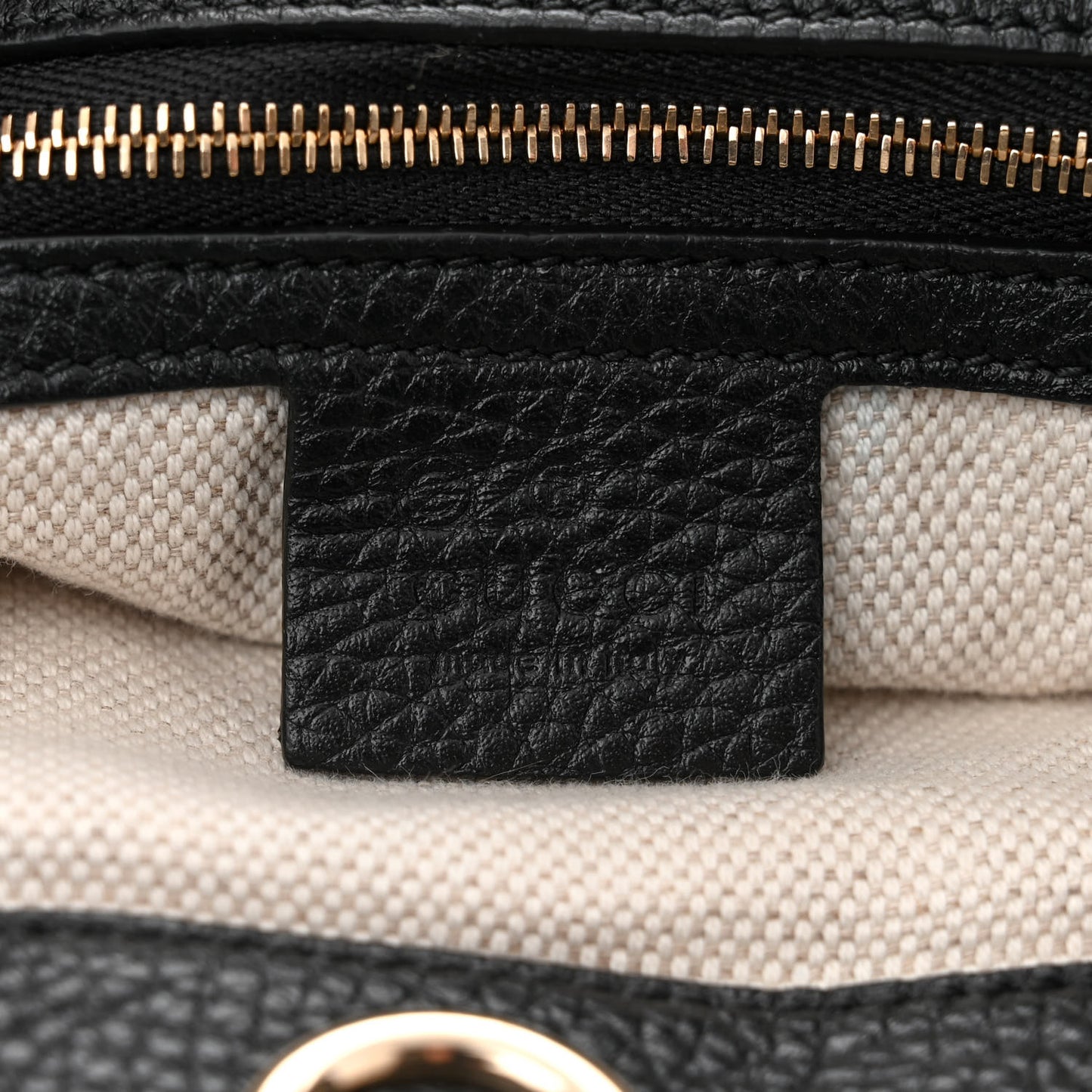 Pebbled Calfskin Medium Soho Chain Shoulder Bag Black