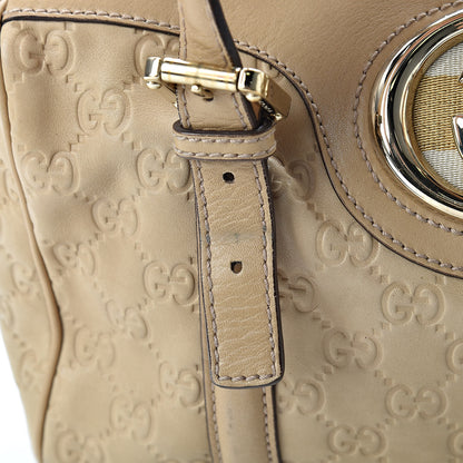 Gucci Guccissima Small Britt Boston Beige 18 of 19