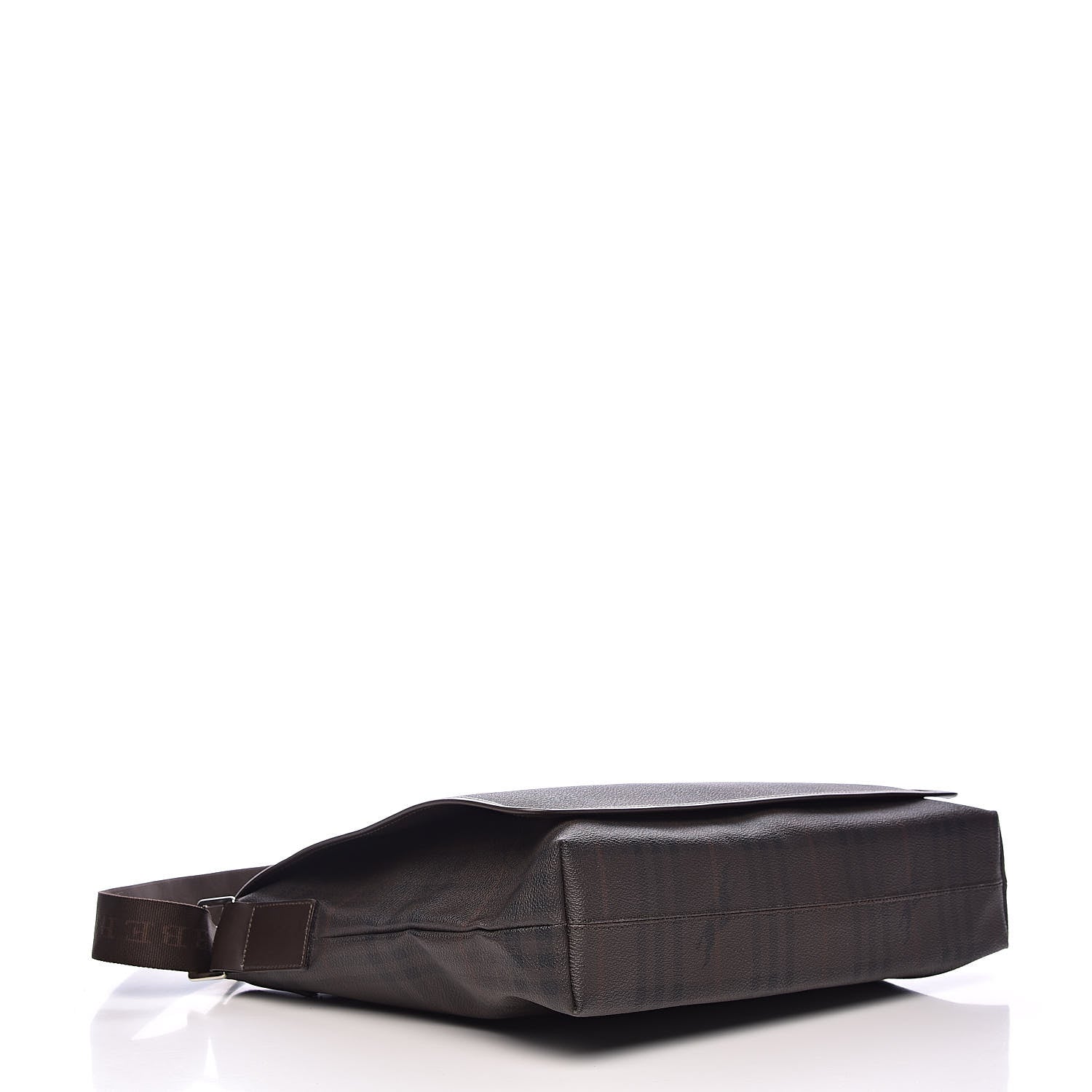Burberry Smoked Haymarket Check Messenger Bag Brown 4 of 10
