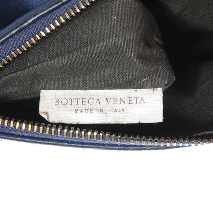 Bottega Veneta Nappa Intrecciato Double Zip Wallet Navy 7 of 8
